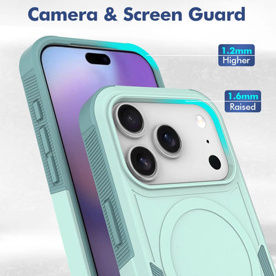 PureGuardCases Rugged Magnetic iPhone Case – MagSafe Shockproof Cover