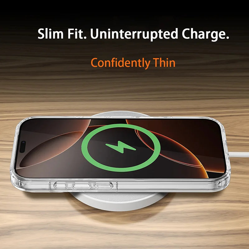 Ultra Slim Clear Magnetic Case for iPhone 13-17 & Air - Product View 4