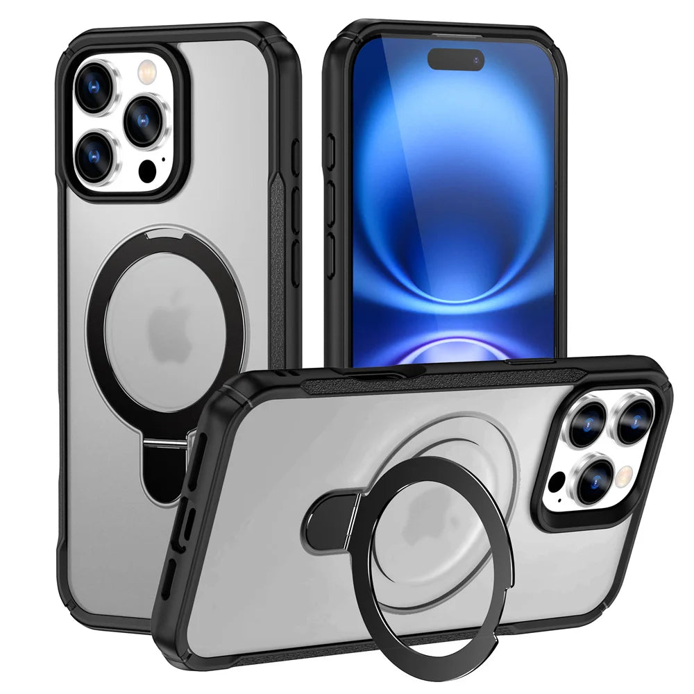 MagSafe Ring Stand Bumper Case for iPhone 11-18 & Air - Product View 8