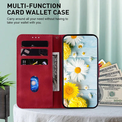 Leather Phone Case For Samsung Galaxy A73 A72 A71 A51 4G 5G A81 A91 A41 A31 A70 A50 A40 A20 A30 A20E Card Slot Wallet Cover