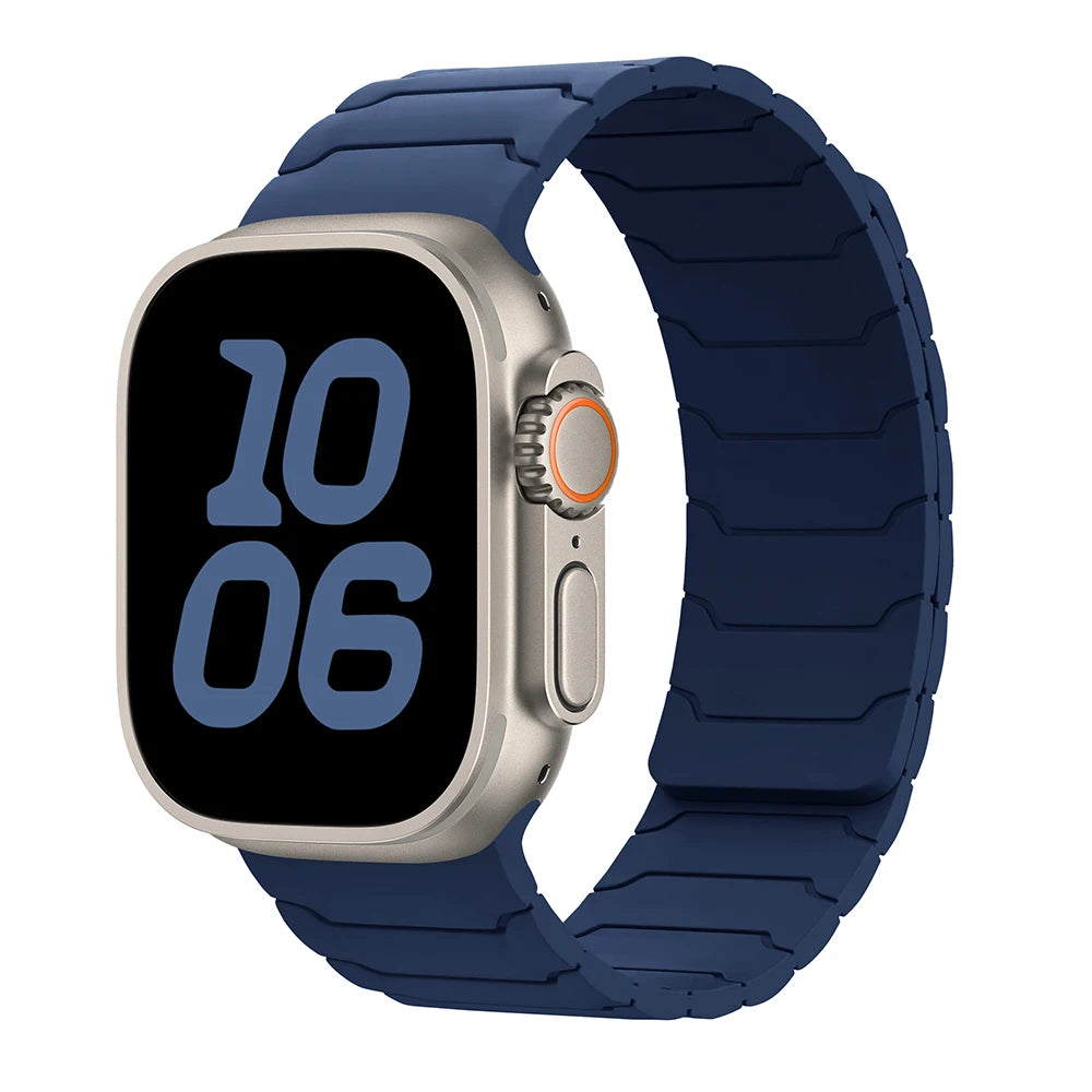 PureGuardCases Magnetic Silicone Band for Apple Watch