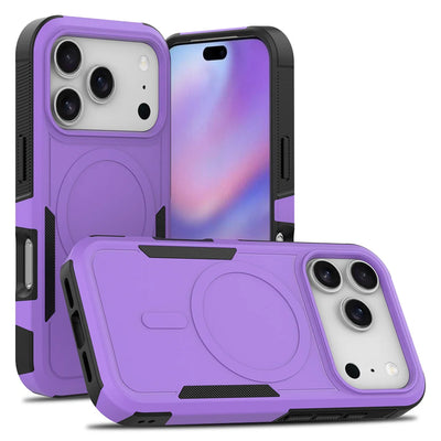PureGuardCases Rugged Magnetic iPhone Case – MagSafe Shockproof Cover