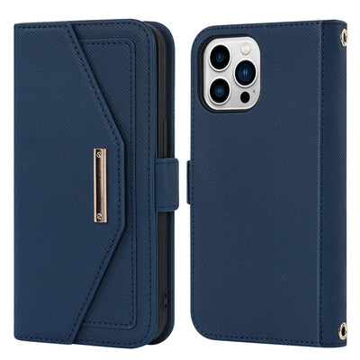 PureGuardCases Crossbody Wallet iPhone Case – Magnetic Stand Mirror Card Holder Cover