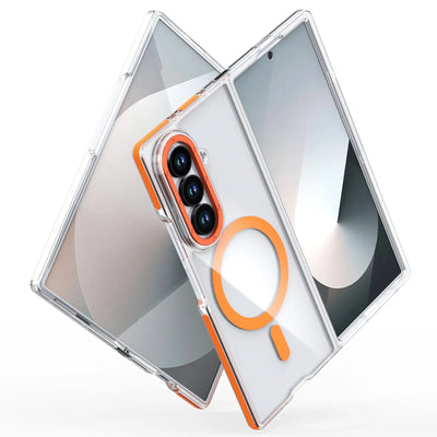 PureGuardCases Clear Magnetic Case for Samsung Galaxy Z Fold