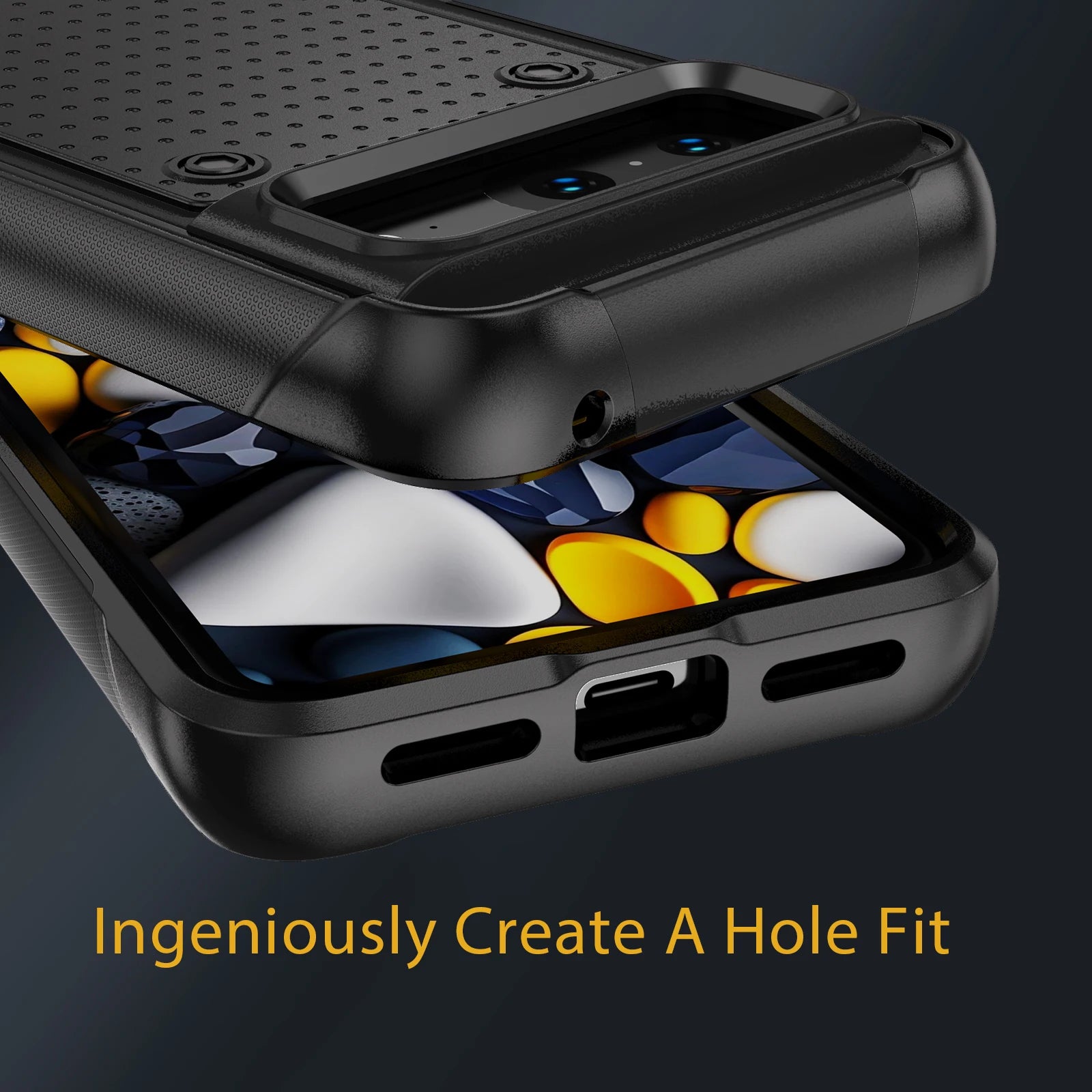 PureGuardCases Military Armor Defender Case for Google Pixel