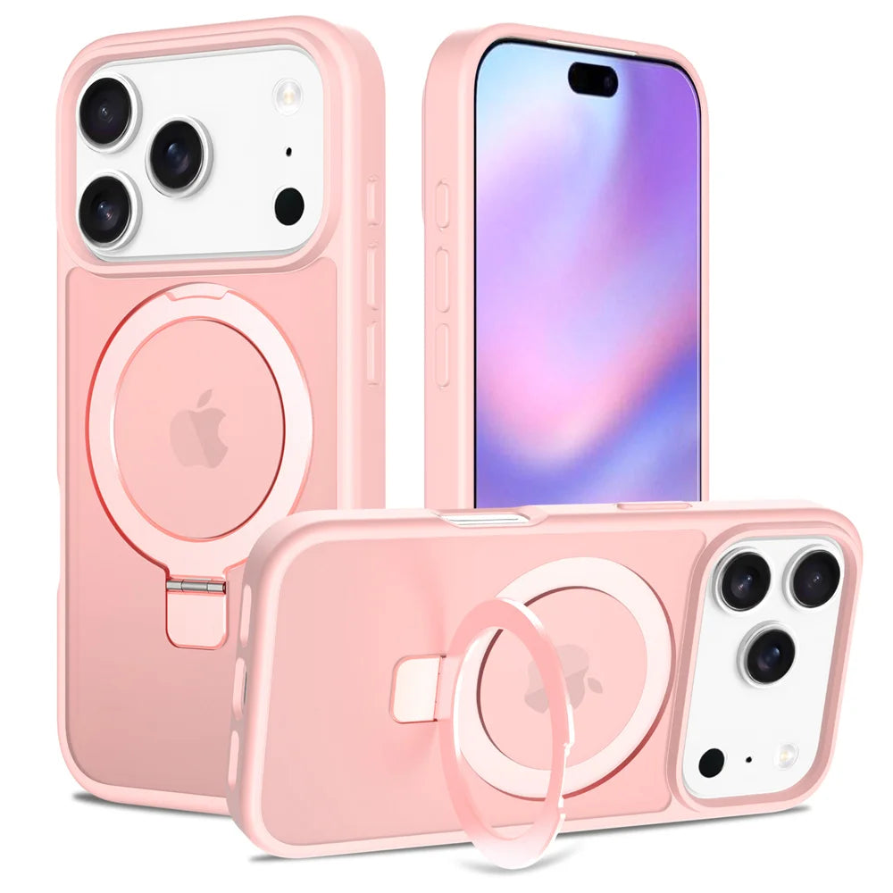 Frosted MagSafe Case iPhone 12-18, Pink