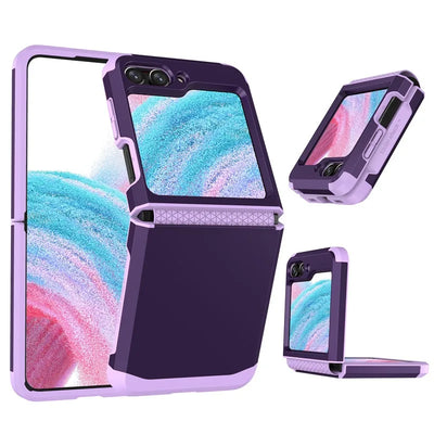 PureGuardCases Upgraded Hinge Protection Case for Samsung Galaxy Z Flip