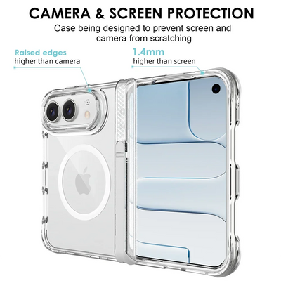 Clear MagSafe Hidden Kickstand Case for iPhone Duo - Product View 5