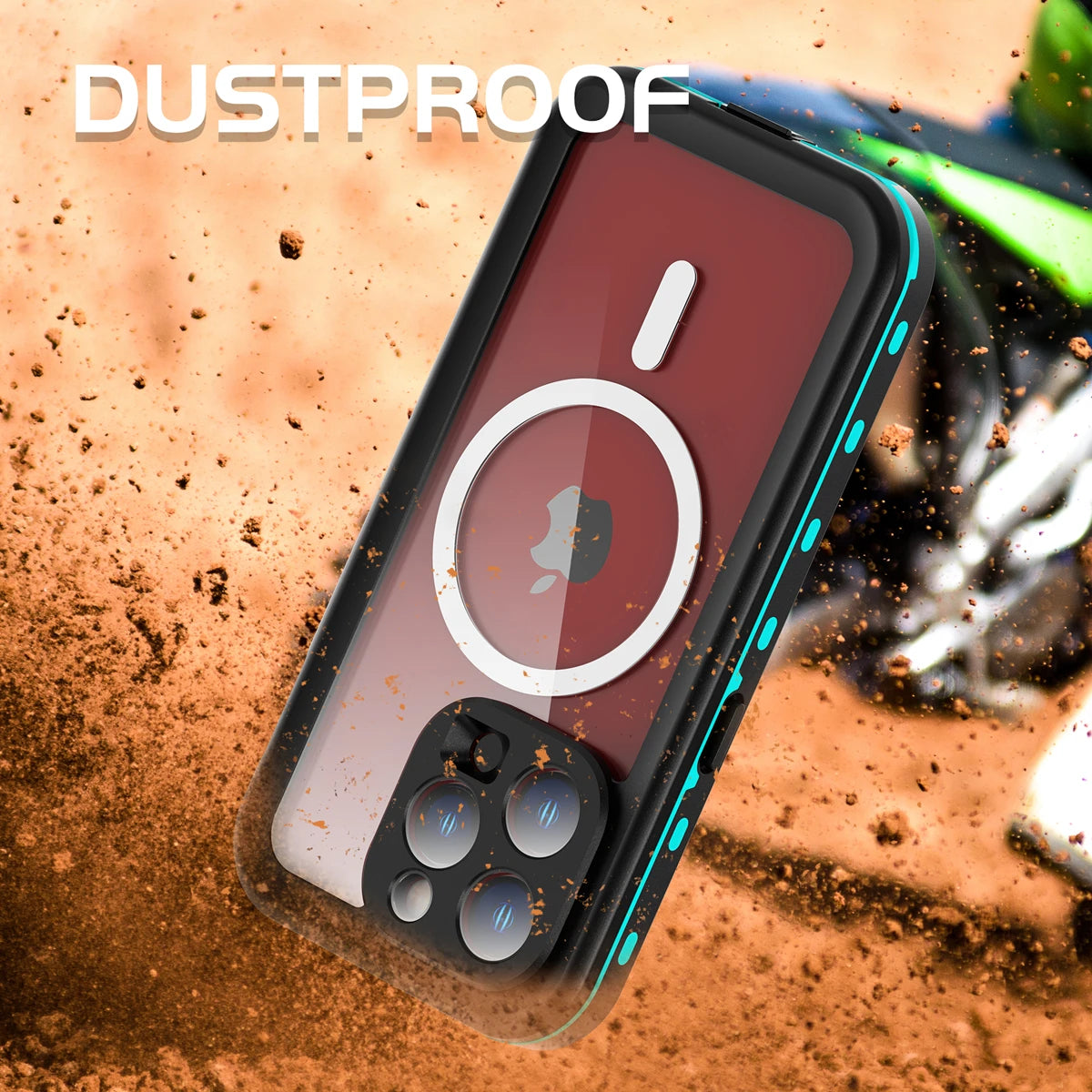 PureGuardCases IP68 Waterproof iPhone Case – MagSafe Shockproof Cover
