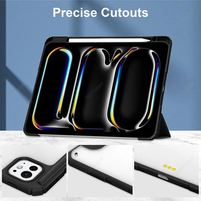 PureGuardCases Smart Folio Case for iPad
