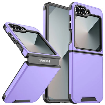 Luxury Original Official Slim Matte Protect Phone Case Samsung Galaxy Z Flip 7 8 6 5 4  For Wireless Charging Shockproof Cover