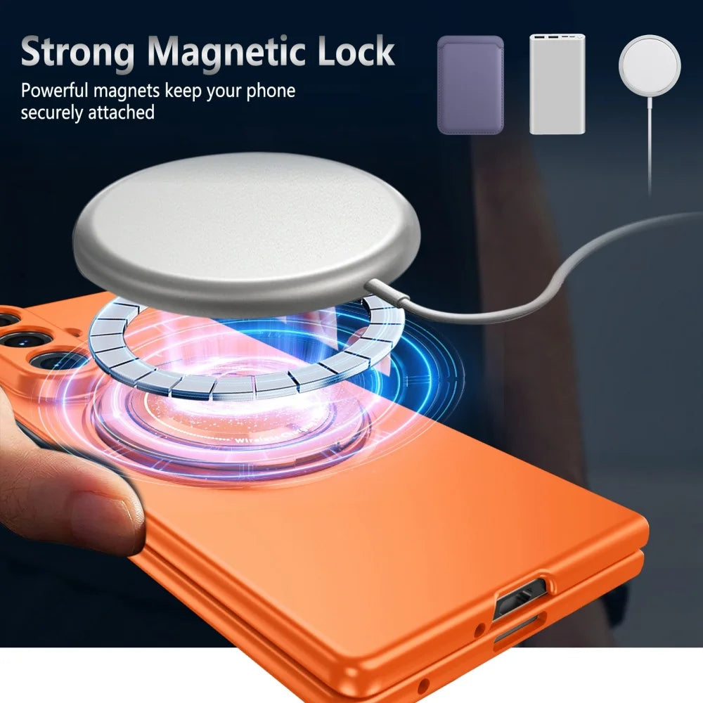 PureGuardCases Luxury Magnetic Armor Case for Samsung Galaxy Z Fold