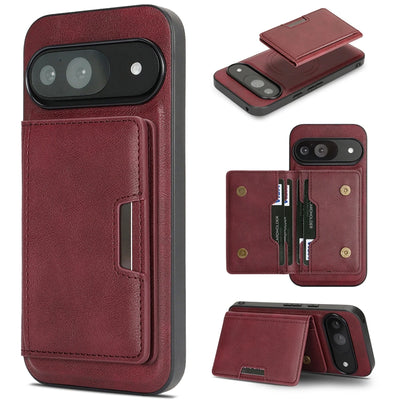 2-in-1 Magnetic Wallet Pixel 11, Red