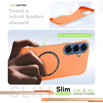 Frameless Matte Magnetic Slim Case for Samsung Galaxy Note 20 Ultra, Note 20 & S20-S26 - image 3