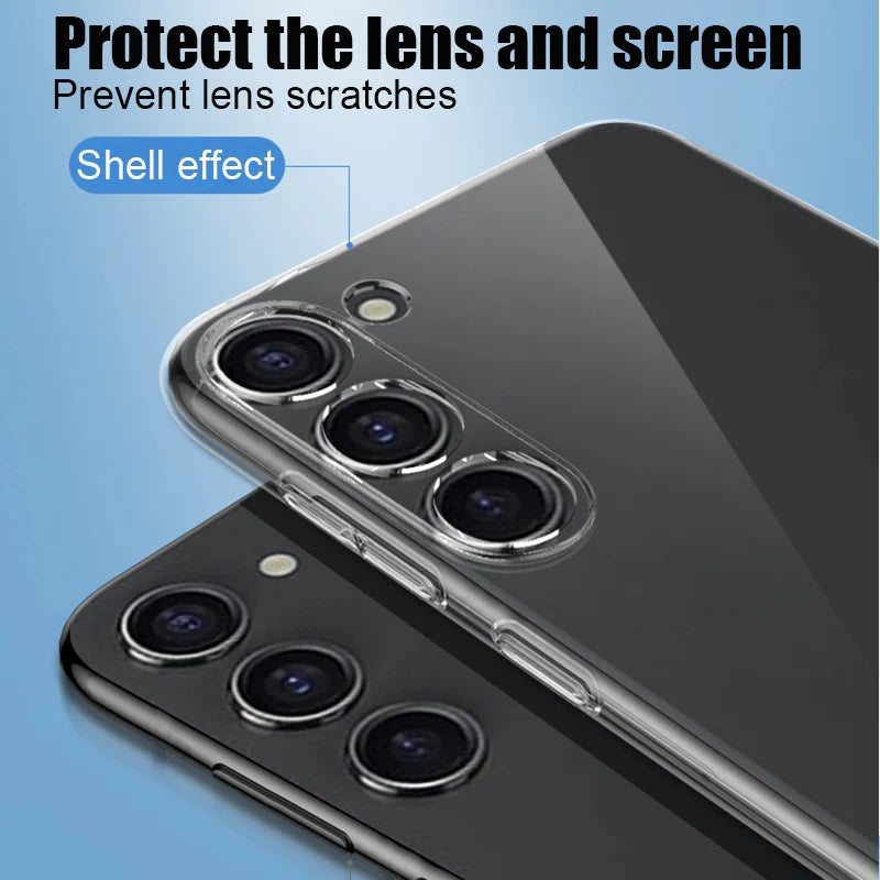Crystal Clear Anti-Fall Soft TPU Case for Samsung Galaxy S25-S20, S10 Plus, S10, S10e & S9 Plus - image 4