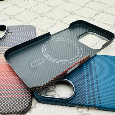 PureGuardCases Real Carbon Fiber iPhone Case – Ultra Thin MagSafe Cover