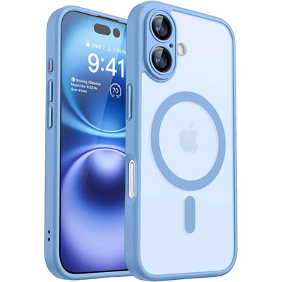PureGuardCases Luxury Matte Translucent iPhone Case – MagSafe Shockproof Cover