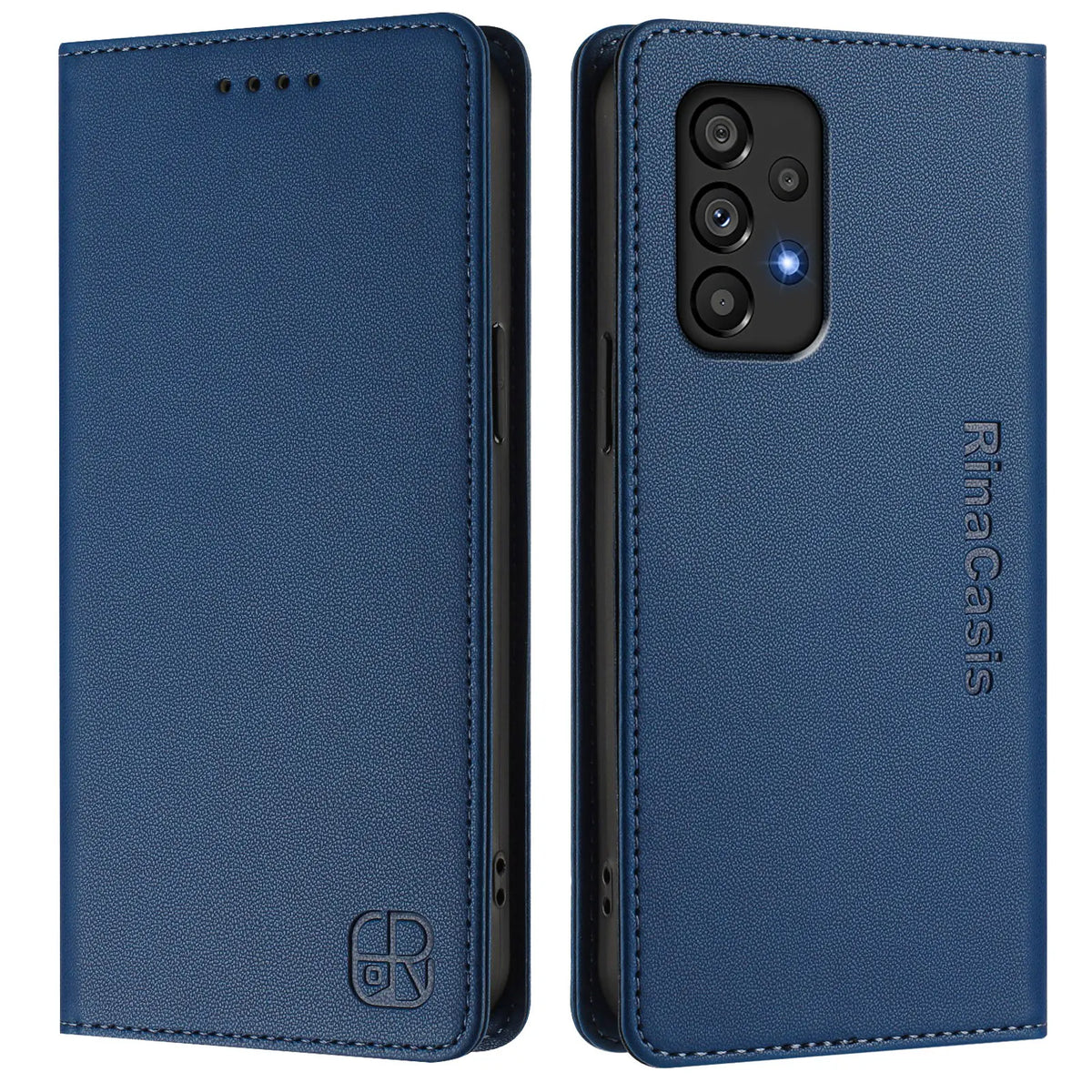 Magnetic Leather Folio Flip Wallet Case for Samsung Galaxy A42 5G, A51, A32, A33, A52, A53 & A73 - image 2