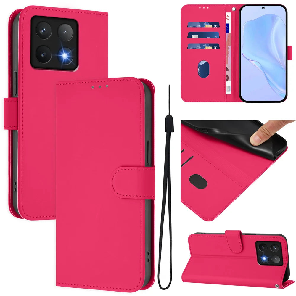 PureGuardCases Magnetic Leather Wallet Case for Google Pixel