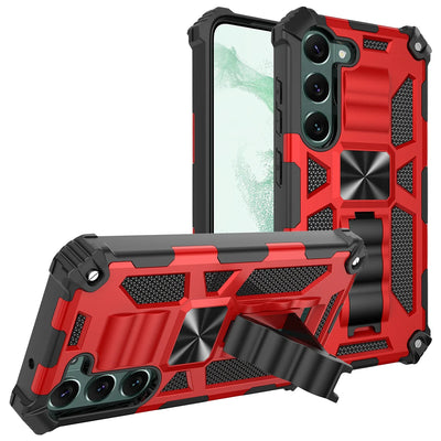 PureGuardCases Camouflage Armor Kickstand Case for Samsung Galaxy