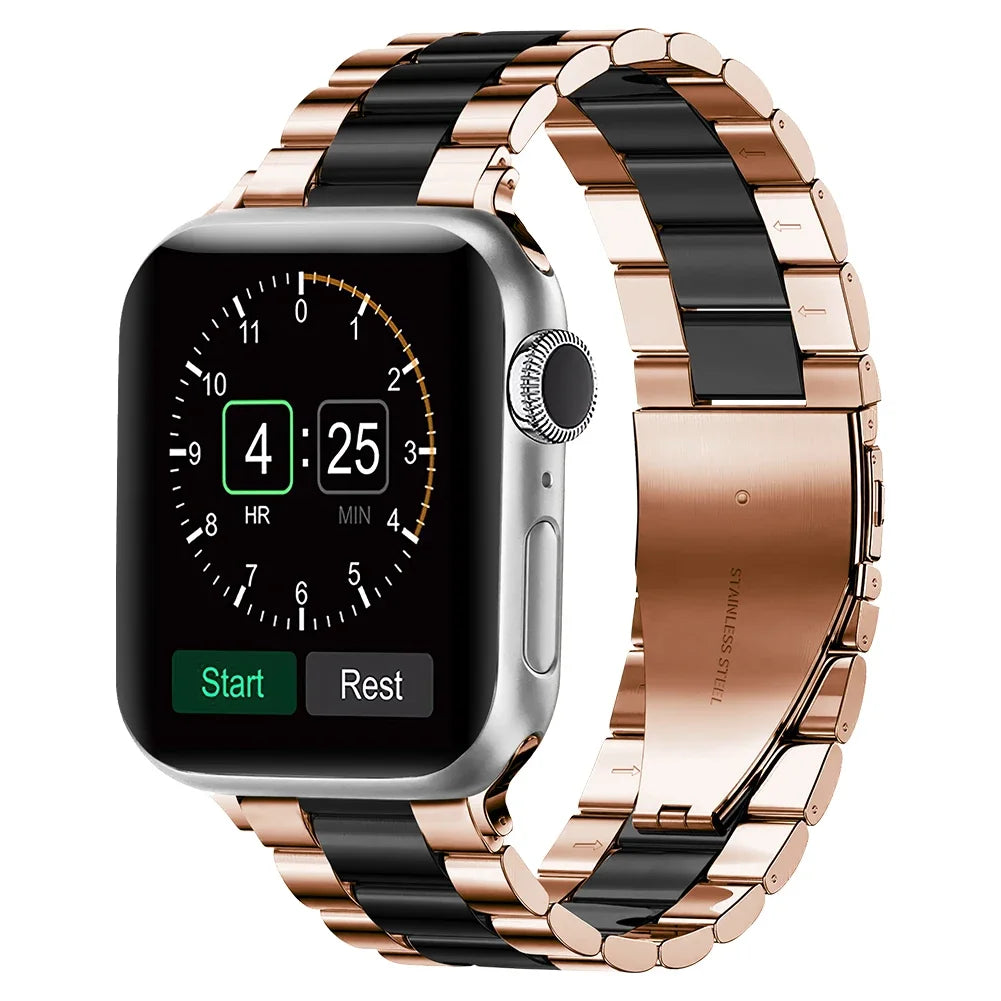 PureGuardCases Luxury Stainless Steel Band for Apple Watch