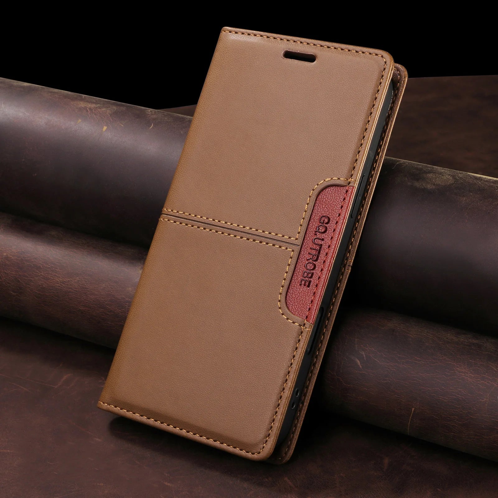 PureGuardCases Magnetic Leather Wallet Case for Google Pixel