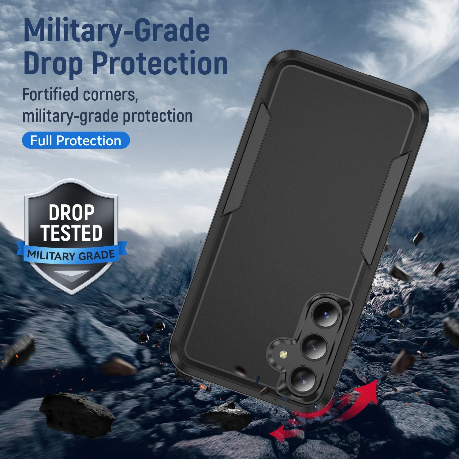 PureGuardCases Military-Grade Armor Case for Samsung Galaxy