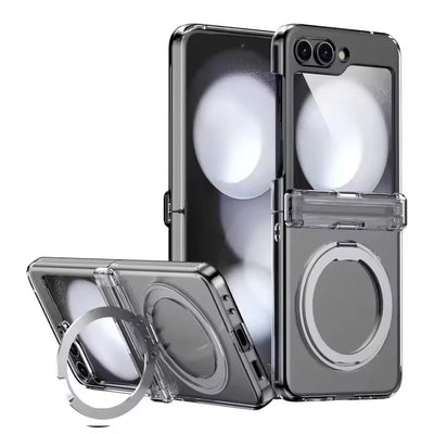 PureGuardCases Magnetic Armor Case with Hinge Protection for Samsung Galaxy Z Flip