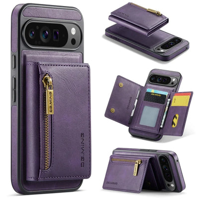 PureGuardCases 2-in-1 Magnetic Leather Wallet Case for Google Pixel