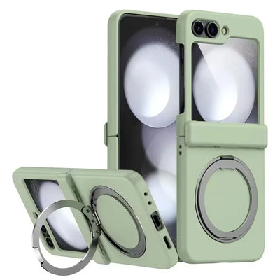 PureGuardCases Magnetic Armor Case with Hinge Protection for Samsung Galaxy Z Flip