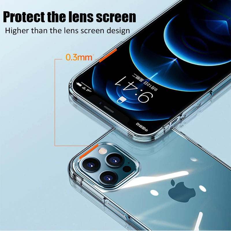 PureGuardCases Ultra Thin Clear iPhone Case – Soft Transparent Protective Cover