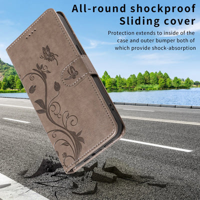 Luxury Butterfly Flower Vine Flip Leather Wallet Case For Samsung Galaxy A06 A16 A26 A36 A56 A05 A05S A15 A25 A35 A55 5G A07 A17
