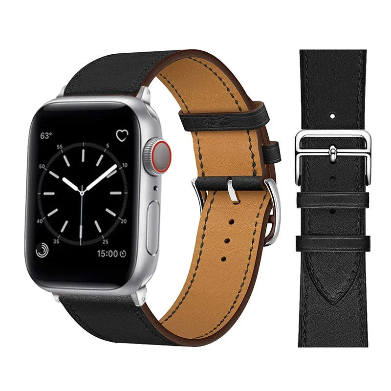 PureGuardCases Business Leather Band for Apple Watch