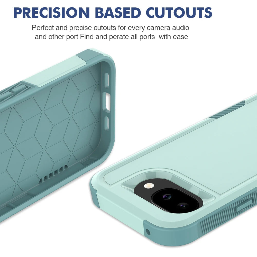 PureGuardCases 2-in-1 Military Armor Matte Case for Google Pixel