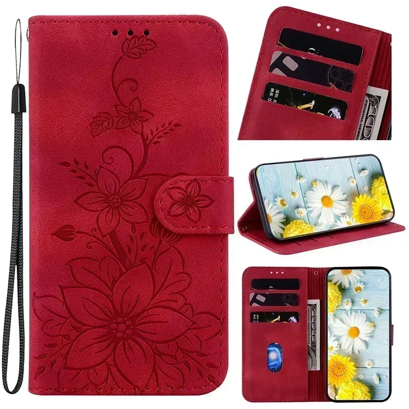 Leather Phone Case For Samsung Galaxy A73 A72 A71 A51 4G 5G A81 A91 A41 A31 A70 A50 A40 A20 A30 A20E Card Slot Wallet Cover