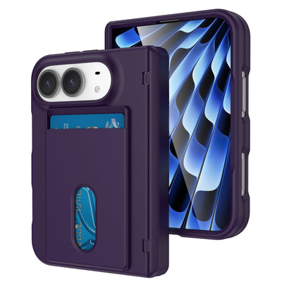 Card Slot Hinge Case for iPhone Duo, Skin-Feel Frosted - Product View 14