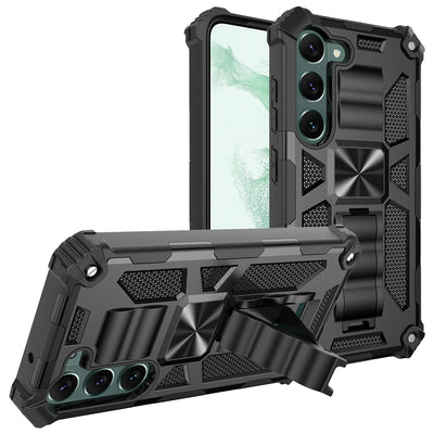 PureGuardCases Camouflage Armor Kickstand Case for Samsung Galaxy