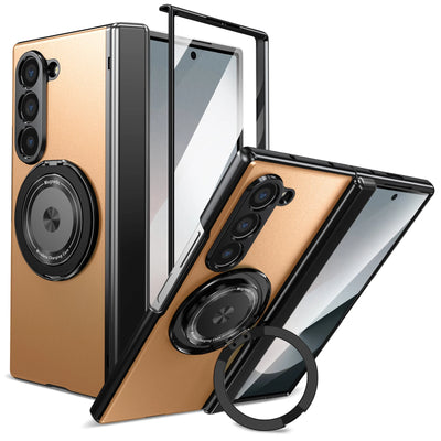 PureGuardCases Aluminum Armor Case with 360° Magnetic Ring for Samsung Galaxy Z Fold