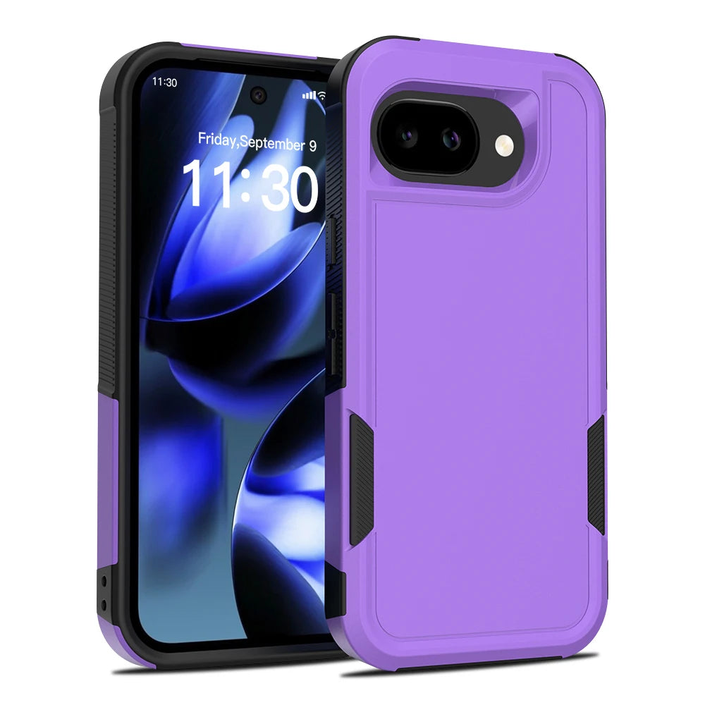 PureGuardCases 2-in-1 Military Armor Matte Case for Google Pixel