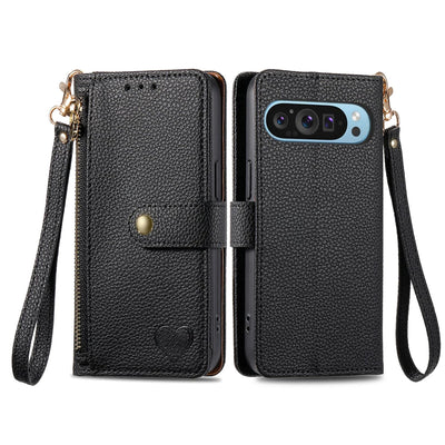 Zipper Wallet Case with Wrist Strap for Google Pixel 10-6 - Product View 11