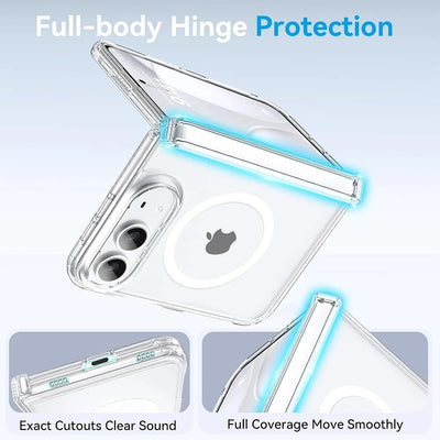 Clear MagSafe Hinge Protection Case for iPhone Duo - Product View 2
