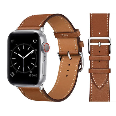 PureGuardCases Business Leather Band for Apple Watch
