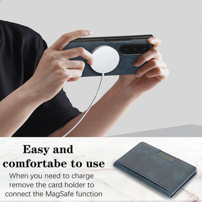 PureGuardCases 2-in-1 Magnetic Wallet Case for Samsung Galaxy Z Fold