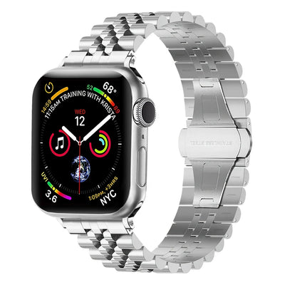 PureGuardCases Luxury Stainless Steel Band for Apple Watch