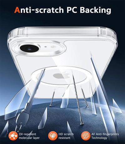 PureGuardCases Clear Magnetic iPhone Case – MagSafe Transparent Cover