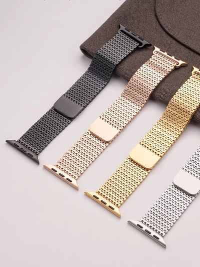 Milanese Steel Band Watch 42-49, band texture