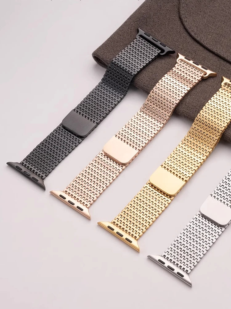 Milanese Steel Band Watch 42-49, band texture