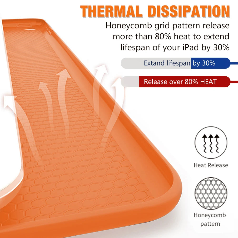 PureGuardCases Magnetic Smart Folio Case for iPad