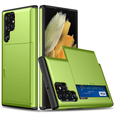 Slide Card Holder Case for Samsung Galaxy S25-S10 & Note - Product View 10