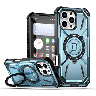PureGuardCases Heavy Duty Kickstand iPhone Case – MagSafe Shockproof Armor Cover